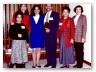 Mario González, Library Director, celebrates receiving REFORMA Northeast Chapter's Pura Belpré Award, with, among others, Adriana Tandler of the Queens Library, Lillian Velazquez of the United Nations' Dag Hammarskjöld Library, past American Library Association President Dr. Camila Alire, and Teresa Mlawer of Lectorum Publications.